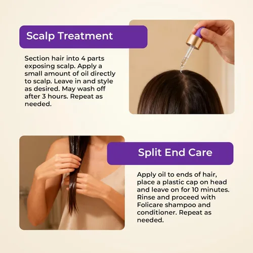 Miniatura 9 de Suero para el crecimiento del cabello y suero espesante con biotina y aceite de romero, tratamiento multibeneficio para adelgazar el cabello