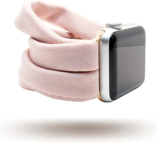 Miniatura 3 de Banda de yoga rosa rubor para Apple Watch Series 1-8, 1.496 in 1.575 in 1.614 in 1.654 in 1.732 in 1.772 in