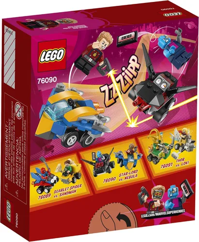 Miniatura 5 de LEGO Marvel Super Heroes Mighty Micros: Star-Lord vs Nebula 76090 Kit de construcción (86 piezas)