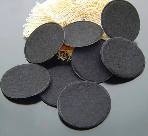 Miniatura 3 de tBesme Círculos de fieltro adhesivos negros; círculos adhesivos de fieltro negro para bricolaje y costura artesanal, 1 pulgada, paquete de 100