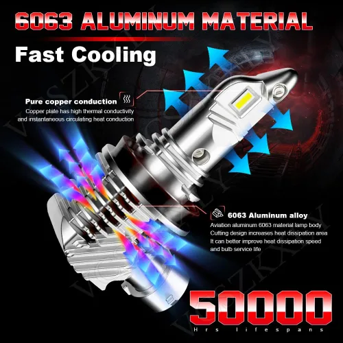 Miniatura 5 de Compatible con faros delanteros Suzuki GSXR 600 750 2006-2007 2011-2020, bombillas H7 H11 de luz alta y baja, 6000 K blanco brillante, Plug N Play