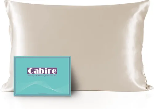 Miniatura 30 de Gabire Funda de almohada de seda de morera para cabello y piel, evita el acné, fundas de almohada de seda real de ambos lados, funda de almohada