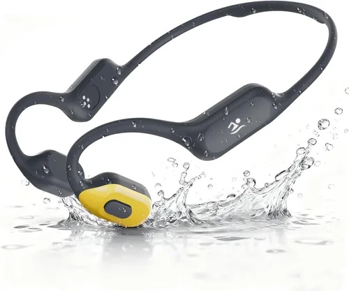 Miniatura 10 de Auriculares de natación con luz segura, IPX8 impermeables de conducción ósea auriculares subacuáticos inalámbricos con memoria de 32 GB