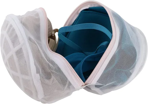 Miniatura 4 de Bolsa para brasier premium – Juego de 3 bolsas de malla para lencería delicada para la lavandería – Protege brasieres, ropa interior y prendas