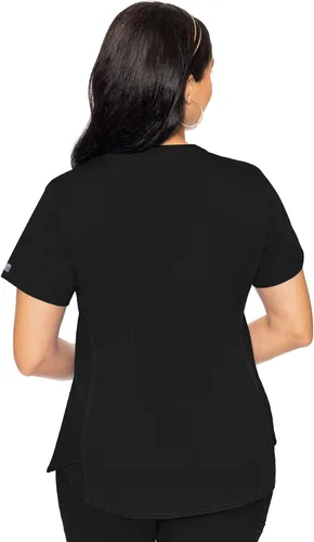 Miniatura 2 de Med Couture Touch - camisa de uniforme médico con cuello en V para mujer