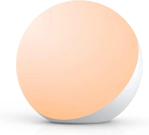 Hifree - Lámpara táctil, luz nocturna multicolor para niños, pequeña lámpara de mesa LED para dormitorio, lámpara de noche regulable con luz cálida