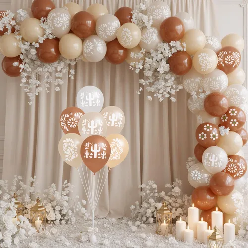 Miniatura 5 de Soulchen 45 globos Cielito Lindo para decoración de fiesta, 12 pulgadas, Platos De Barro, globos de fiesta, decoración de fiesta de Talavera