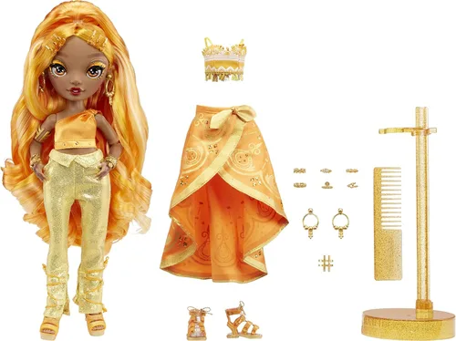 Miniatura 2 de Muñeca de moda Rainbow High - Meena Fleur (Oro Azafrán)