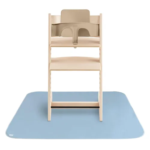 Miniatura 14 de mushie Alfombrilla Splat para Bebé 108x108 cm (Rosa) Resistente al Agua para Debajo de Silla Alta y Juego Infantil Rubor
