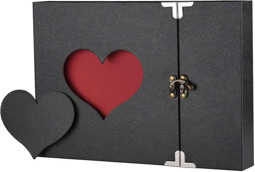 Álbum de recortes Firbon hecho a mano DIY álbumes de fotos familiares álbum de memoria para parejas libro de recortes de página negra para Negro