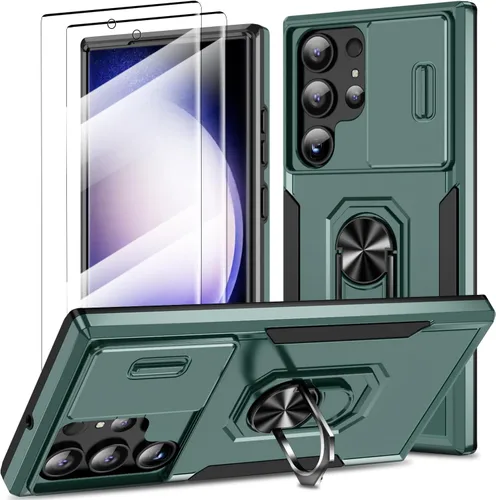 Miniatura 52 de Funda magnética para Samsung Galaxy Note 20 Ultra con soporte de anillo [con protector de pantalla] [Compatible con carga inalámbrica MagSafe] Funda