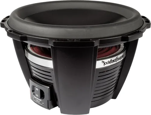 Miniatura 4 de Rockford Fosgate T1D412 Power Series T1 Subwoofer dual de 4 ohmios de 12 pulgadas y una rejilla de malla estampada T1SG-12