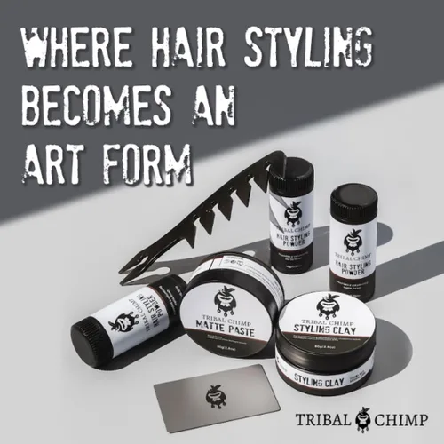 Miniatura 8 de Tribal Chimp Polvo para peinar el cabello, voluminizador de cabello invisible durante todo el día y polvo de textura para hombres y mujeres, polvo