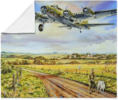 Miniatura 4 de CafePress B 1 Manta de forro polar súper suave, 60 x 50 pulgadas