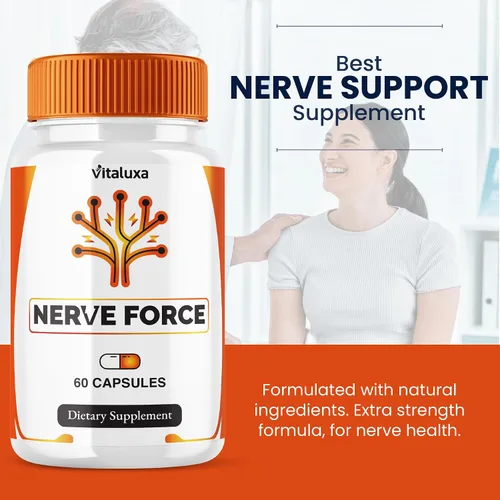 Miniatura 4 de Suplemento de neuropatía de fuerza nerviosa, cápsulas NerveForce para la salud cerebral, apoyo de memoria, fuerza máxima, fórmula de cápsula