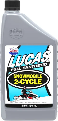 Miniatura 3 de Lucas Oil 10847 Aceite sintético para motos de nieve de 2 ciclos, 1 galón (paquete de 4)