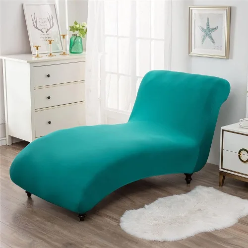 Miniatura 23 de Funda elástica para tumbona, funda elástica para tumbona de lujo, para sala de estar, muebles de interior, ultra suave, lavable a máquina (1)