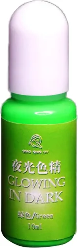 0.3 fl oz resina epoxi colorante pigmento de color alta concentración resplandor en la oscuridad líquido luminoso UV pigmento de tinte de resina