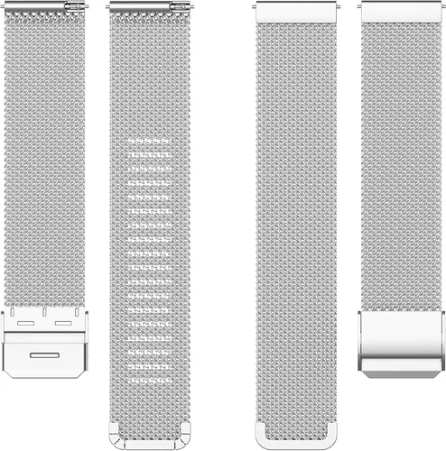 Miniatura 7 de Correa de malla metálica de acero inoxidable compatible con Amzhero IDW13/IDW16/IDW19/Runfit-2 correas de reloj para mujeres y hombres, correa