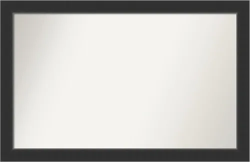 Miniatura 185 de Amanti Art Espejo personalizado, espejo de baño negro Astor, espejo de pared o espejo de tocador de baño sobre el fregadero (25 x 25 pulgadas)