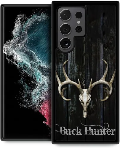 Miniatura 49 de DJSOK Funda compatible con Samsung Galaxy S22 Ultra, diseño con patrón de parachoques trasero, esquinas reforzadas antiarañazos, caver de TPU suave