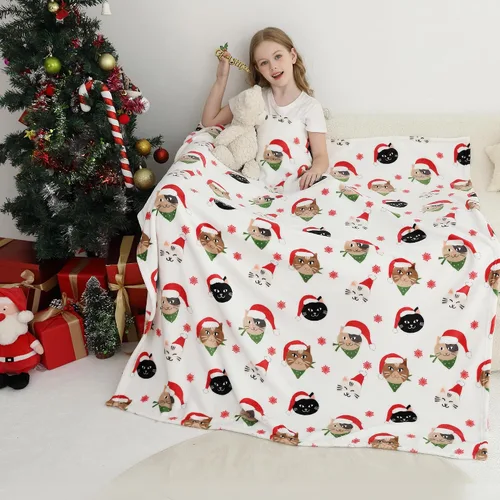 Manta para niños Softan para niñas y niños, manta de franela cálida y suave para niños pequeños para sofá, sofá cama, manta de franela suave y Gato