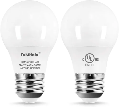 Miniatura 10 de YukiHalu, Bombilla A15 para electrodomésticos, equivalente a 60 W para campana extractora/bombilla de refrigerador/luz de ventilador de techo, 600
