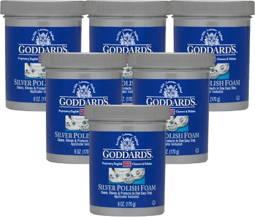 Miniatura 14 de Goddard's Espuma de pulido de plata, limpiador de joyas de plata para antigüedades, accesorios, adornos y más, limpiador para protección