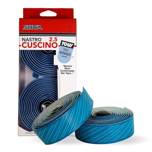 Miniatura 10 de SILCA Nastro Cuscino - Cinta para manillar de bicicleta, color negro de 0.098 pulgadas, cinta de barra de bicicleta extra gruesa, viene con tapones