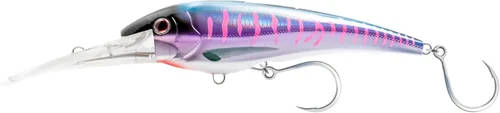 Miniatura 53 de Nomad Design DTX Minnow con sistema patentado Autotune - Acción de natación de pez cebo envejecido, BKK Diablo Caballa Rosa Caliente