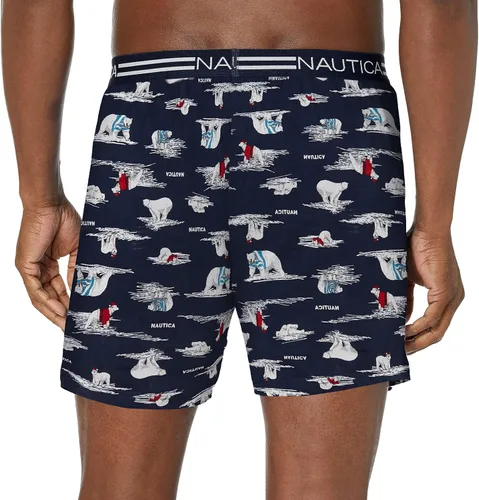 Miniatura 2 de Nautica Boxer clásico de algodón de punto suelto para hombre