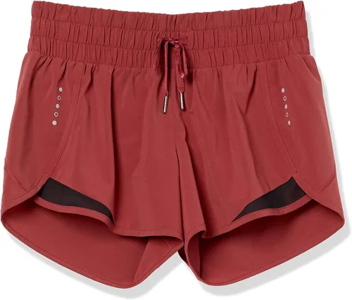 Marca Tienda Core 10 Mujeres (XS-3X) Rouched Cintura Corto Breve Liner-3"