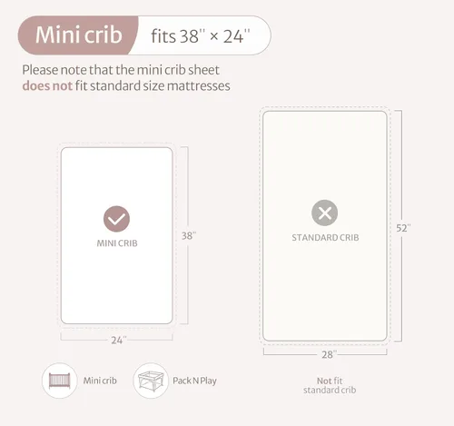 Miniatura 49 de Blissful Diary Sábanas de muselina para cuna para niñas, sábana de bebé de algodón suave bohemio para colchón de cuna estándar de 52 x 28 pulgadas