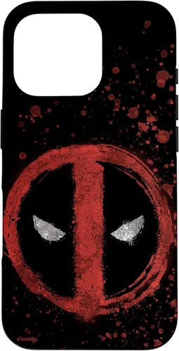 Miniatura 20 de Marvel Deadpool Wade Wilson Icon Paint Splatter - Carcasa para iPhone 17