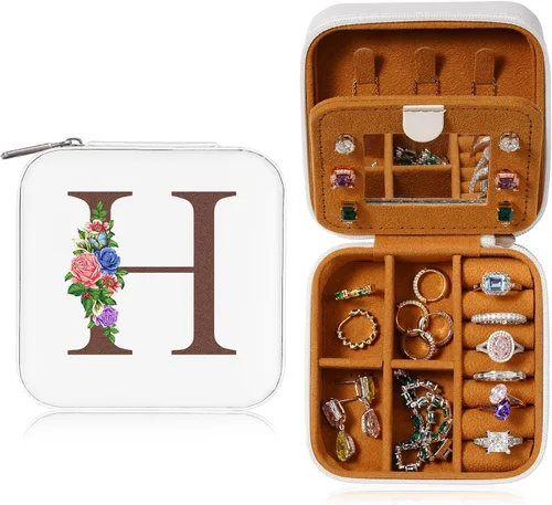 Yesteel Regalos para niñas adolescentes, regalos de cumpleaños para hija, nieta, estuche de joyería de viaje, organizador de joyas, joyero para