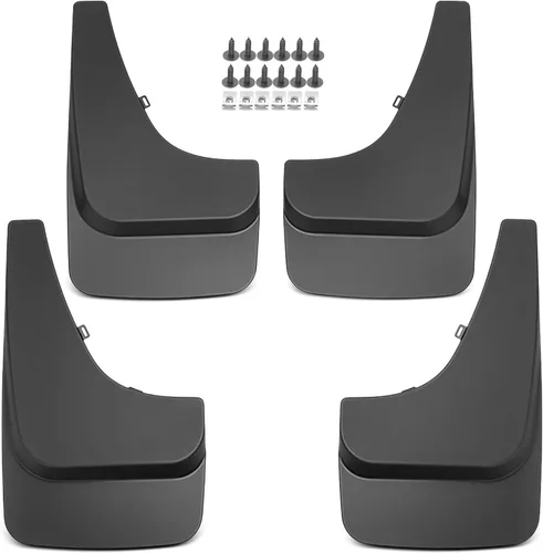 YHTAUTO Juego de 4 protectores contra salpicaduras para Chevrolet Trailblazer 2002-2009 Sport Utility, no compatible con modelos LT 2006-2009,