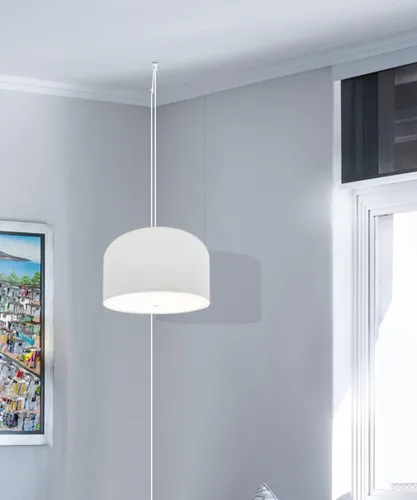 Miniatura 3 de HomeConcept Colgante enchufable de 2 luces de 14 pulgadas con isla azul paridise con difusor, cordón blanco
