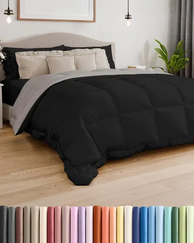 Miniatura 17 de Tamaño Individual, Edredón de Plumón Blanco Alternativo - Cálido y Ligero - Juego de Ropa de Cama de Calidad Hotelera de Lujo y Transpirable