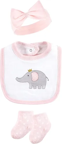 Miniatura 3 de Hudson Baby Conjunto de canastilla de algodón unisex para bebé
