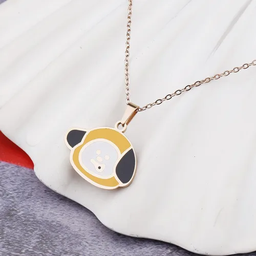 Miniatura 4 de TTJHGYQO Collar Love Yourself Kpop Star Figure Charm Necklace Yourself Army Jewelry Coreano Group Army Gift Kpop Music Fans Gift inspirador regalo