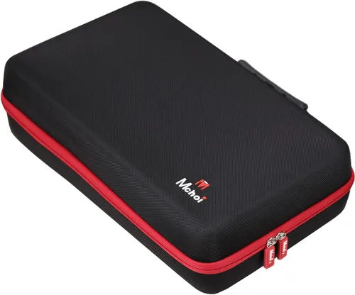Miniatura 5 de Mchoi Estuche rígido para mezclador VTech Kidi Star DJ/Kidi DJ Mix, pequeño mezclador de DJ con bolsillo de malla para cable, guía de usuario, Negro