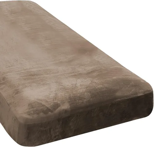 Miniatura 38 de H.VERSAILTEX - Funda de terciopelo elástica y afelpada para protección de cojines de sofá biplaza, silla o sofá, 2 piezas, tamaño grande, color gris