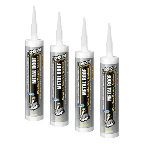 Titebond WeatherMaster 61781 Sellador de techo de metal, verde, 9.5 onzas (paquete de 4)