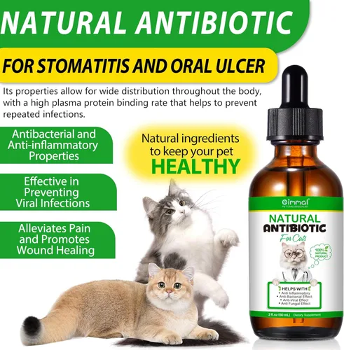 Miniatura 3 de Antibióticos para gatos, antibióticos para inyecciones para gatos, antibiótico natural para gatos para alivio inmune y de alergias, alivio