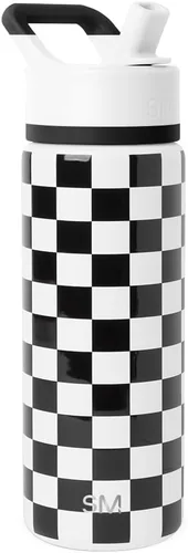 Miniatura 18 de Simple Modern botella de agua reutilizable con tapa con pajilla, de acero inoxidable con aislamiento al vacío, para gimnasio, viajes y deportes