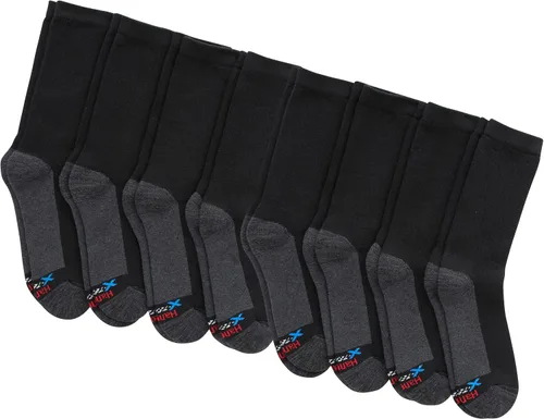 Miniatura 22 de Hanes Calcetines acolchados Max para hombre, absorben la humedad con control de olores, paquete múltiple