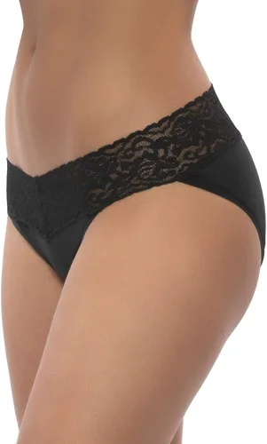 Miniatura 4 de Felina Ropa interior de bikini con encaje elástico, ropa interior sexy para mujer, bragas de bikini, bragas sin costuras (paquete de 5)