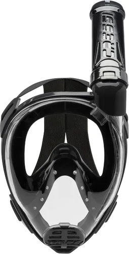 Miniatura 2 de Cressi Máscara facial completa para esnórquel para adultos, vista amplia y clara, sistema antivaho y fácil respiración, Baron: diseñada en Italia