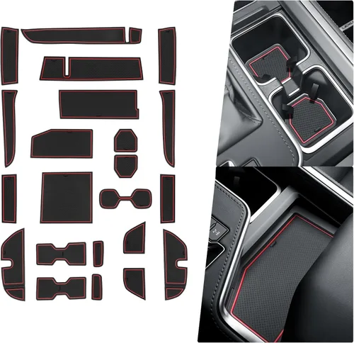 Miniatura 8 de BIBIBO 22 alfombrillas para Lexus GX 550 2024 2025 2025 2025 GX550 (Premium/Lujo/Overtrail), almohadillas de ranura para puerta de automóvil 2024