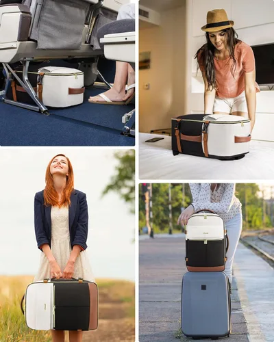 Miniatura 8 de LOVEVOOK - Mochila de Mano, Mochila de Viaje de 40L para Mujer con 3 Cubos de Embalaje, Mochilas de viaje